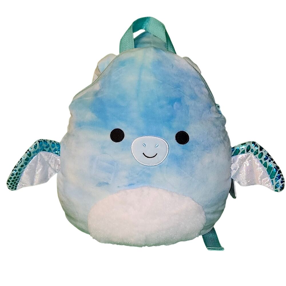 NWT Squishmallows Shantira Pterodactyl Plush Backpack Series 2 Tie‑Dye